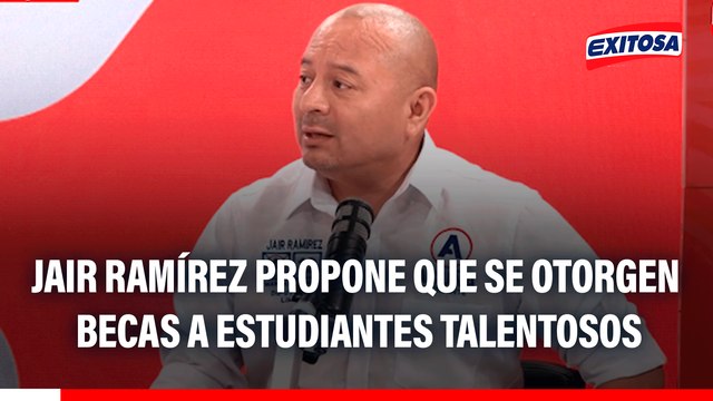 Jair Ramírez propone que instituciones educativas privadas asignen el 10% de sus vacantes a becas para jóvenes talentosos