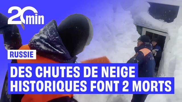 Russie : des chutes de neige historiques font deux morts