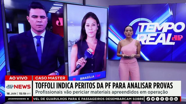 Caso Banco Master: Dias Toffoli indica peritos da PF que vão analisar provas | TEMPO REAL