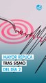 Sismo de esta madrugada fue la mayor réplica del temblor del 2 de enero; van 4,657 réplicas