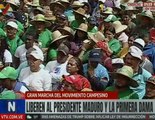 Vocero campesino de Cojedes se concentran para exigir la liberación del Pdte. Maduro y Cilia Flores