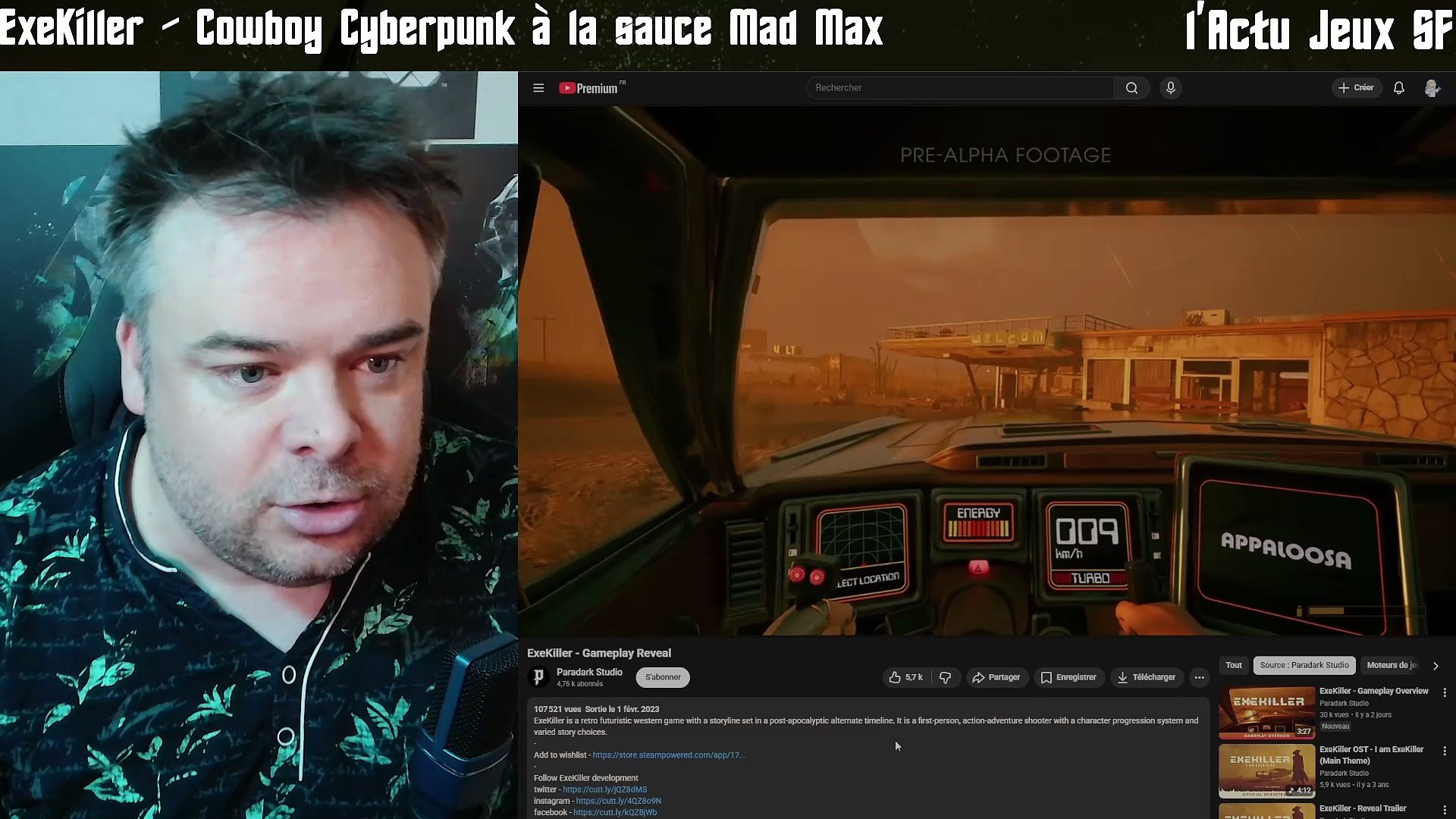 ⁣Quand Cyberpunk 2077 rencontre Fallout : voici ExeKiller !!