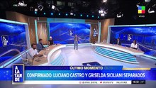 Confirman la separación de Griselda Siciliani y Luciano Castro con el peor final