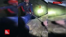 Adıyaman'da kuyuya düşen genç operasyonla kurtarıldı