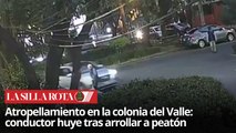 Nuevo caso de atropellamiento y fuga en la colonia del Valle queda en video