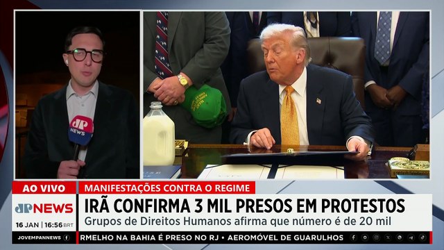 Irã confirma três mil presos em protestos contra o regime do país