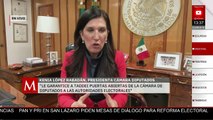 Kenia López afirma que reforma electoral debe construirse con acuerdos