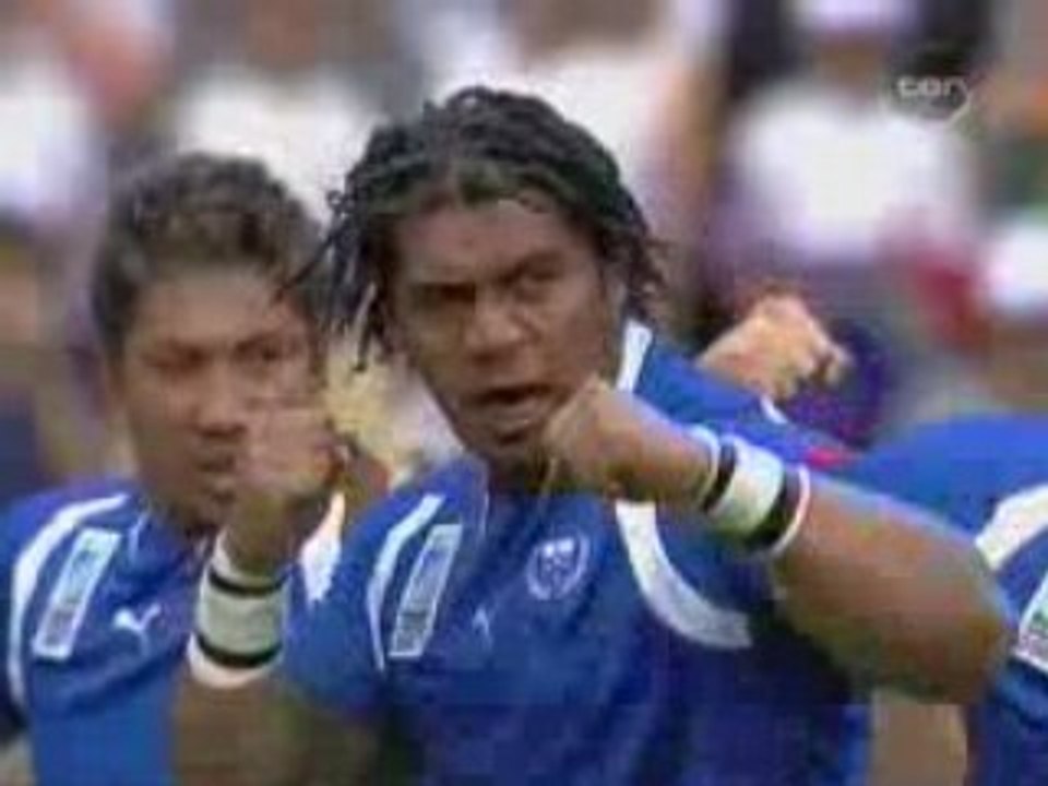 SA vs Samoa - Samoan haka Siva tau
