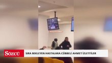 Sıra bekleyen hastalara Cübbeli Ahmet izlettiler
