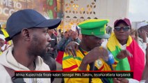 Afrika Uluslar Kupası'nda finale kalan Senegal, tezahüratlarla karşılandı