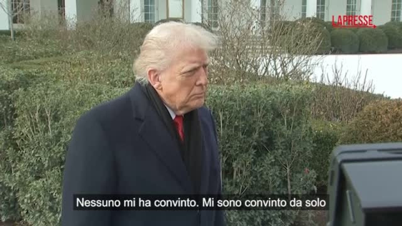 Trump: «In Iran mi sono convinto da solo a non attaccare e rinunciare ad un'azione militare»