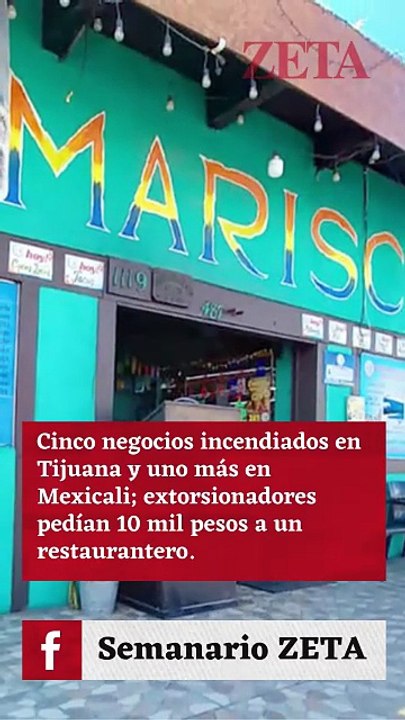 Extorsiones y quemas del narco sin control.