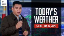 Today's Weather, 5 A.M. | Jan. 17, 2026