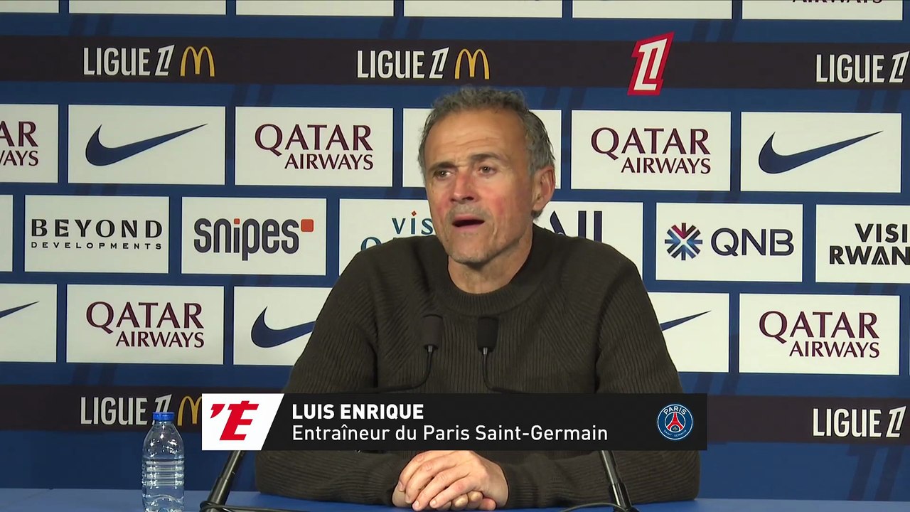 Luis Enrique sur le 2e but d’Ousmane Dembélé contre Lille : « C’est un but de Playstation » - Foot - Ligue 1 - PSG
