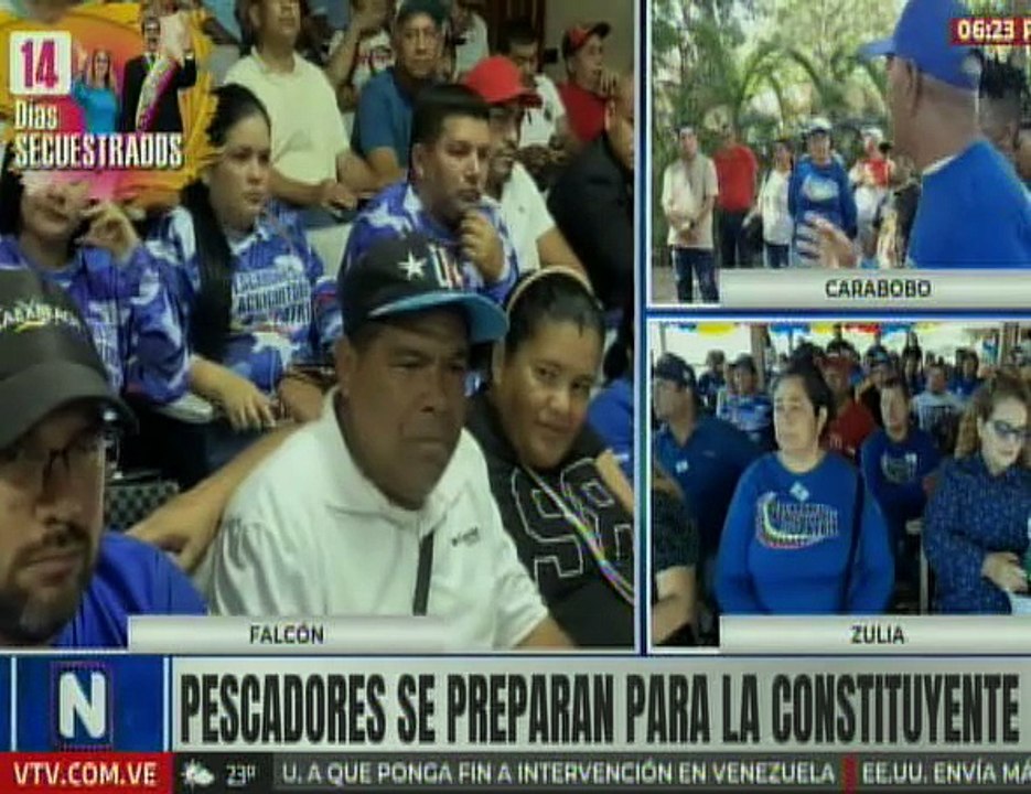 Falcón | Trabajadores de la pesca en asamblea exigen liberación del Pdte. Maduro y Cilia Flores