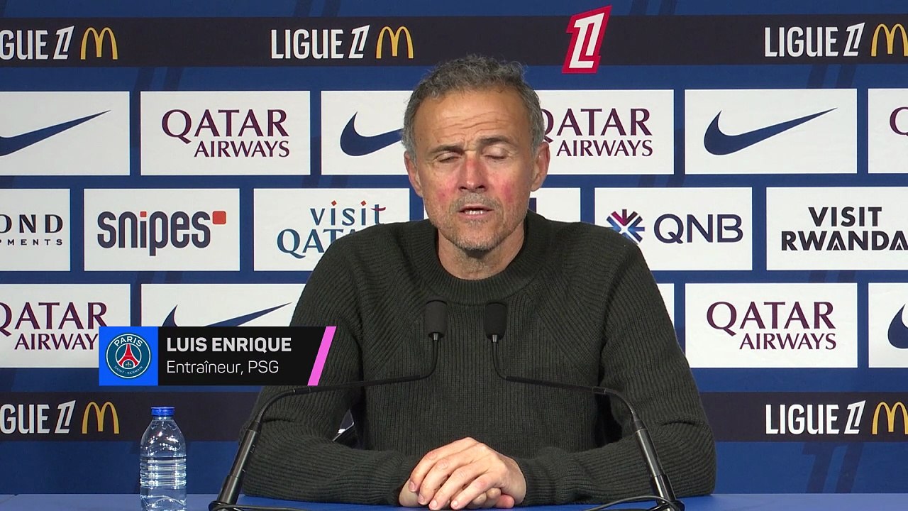 Enrique : "C'est incroyable qu'on ait marqué trois buts aujourd’hui"