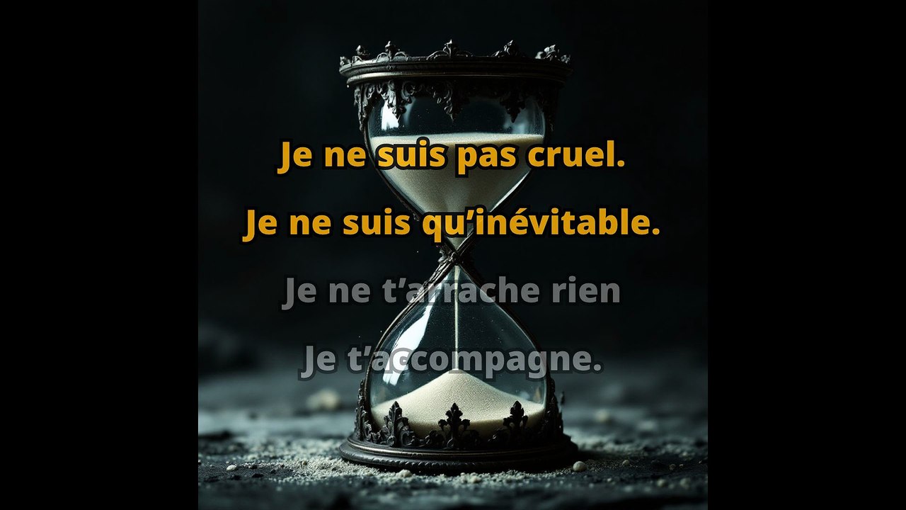 Le sablier oublié lyrics