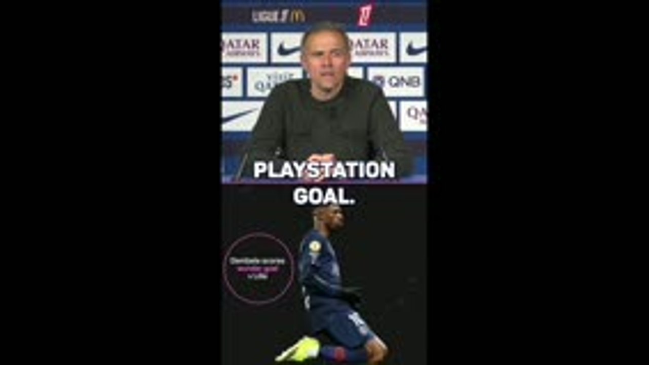 Enrique dazzled by Dembele's Playstation goal