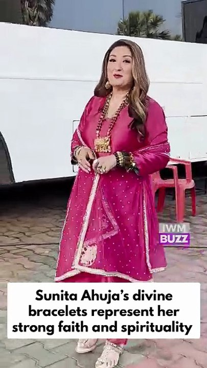 Sunita Ahuja’s deep spiritual beliefs shine through her divine bracelets, symbolising faith and positivity, spotted on the sets of MasterChef
