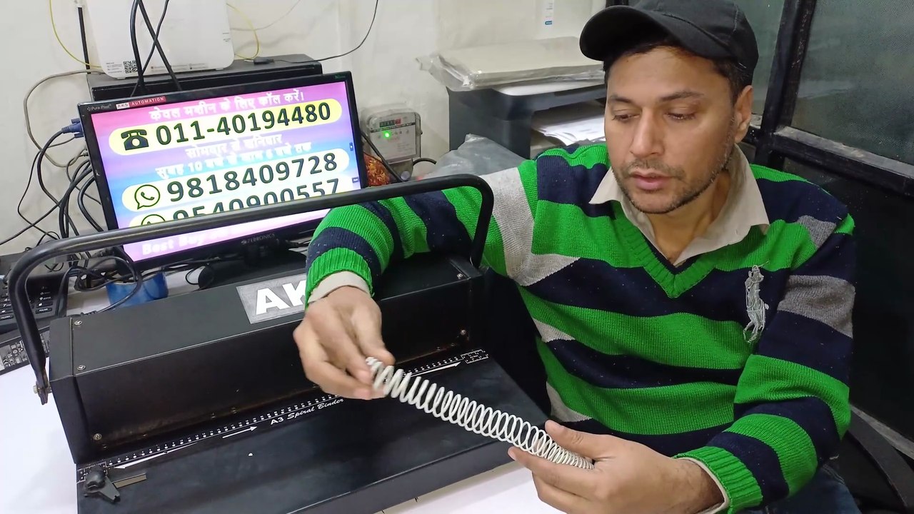 Best Spiral Binding Machine & Consumables Dealers & Supplier in Delhi NCR & All India | AKS Automation