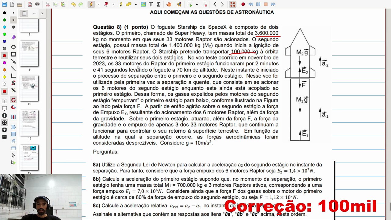 RESOLUÇÃO OBA 2024 - QUESTÃO 8 -  PROVA NÍVEL 4