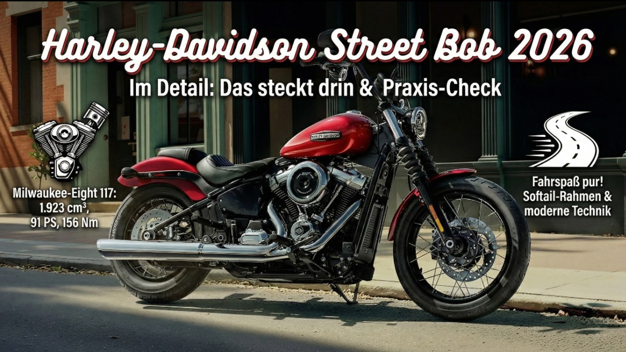 So fährt sich die Harley-Davidson Street Bob 2026 wirklich