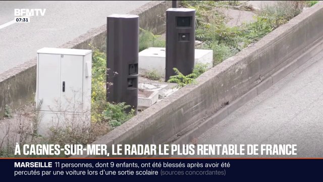 Cagnes-sur-mer: avec 170.000 infractions annuelles relevées, ce radar est le plus rentable de France