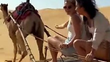 Camel Didn’t Like That 😭🐪  Funniest Desert Ride Ever