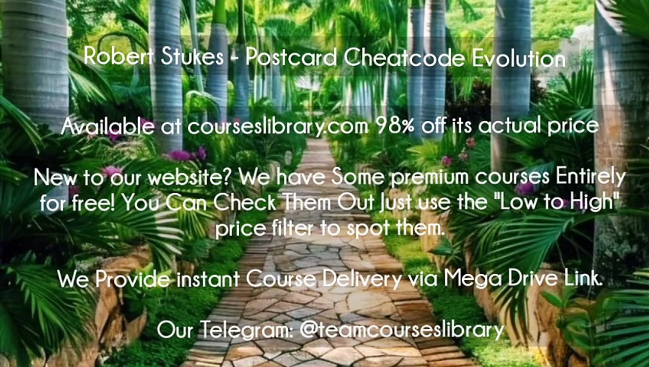 (courseslibrary.com)Robert Stukes - Postcard Cheatcode Evolution
