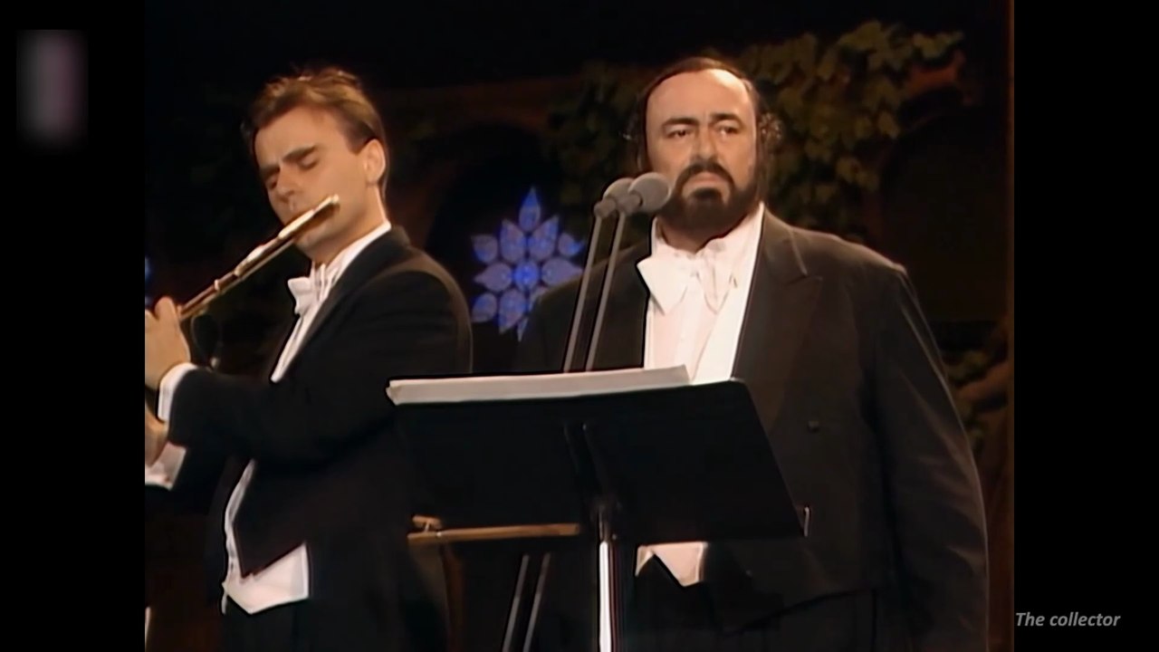 Luciano Pavarotti ft. Andrea Griminelli - Rondine al nido (Vincenzo De Crescenzo) - | 26.06.1993