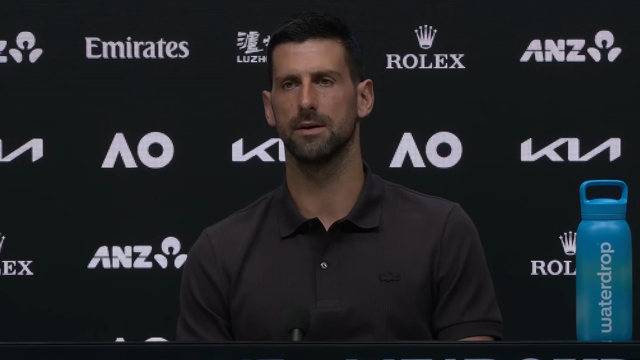 Tennis - Open d'Australie 2026 - Novak Djokovic...