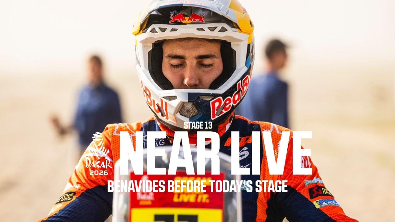 Benavides before today's stage.