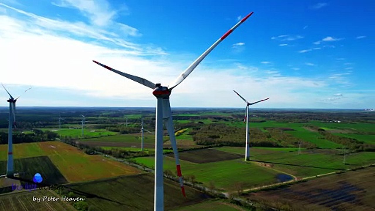TASK FORSE - Gigantic Wind Turbines in the Frosty Morning Mist ❄️💨 | Instrumental Music by Blue Light Orchestra