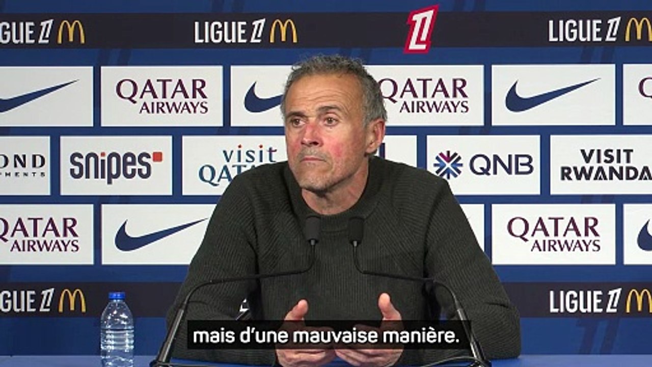Enrique : "C'est incroyable qu'on ait marqué trois buts aujourd’hui"