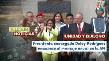 Delcy Rodríguez ofrece un histórico mensaje a la nación venezolana