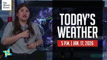 Today's Weather, 5 P.M. | Jan. 17, 2026
