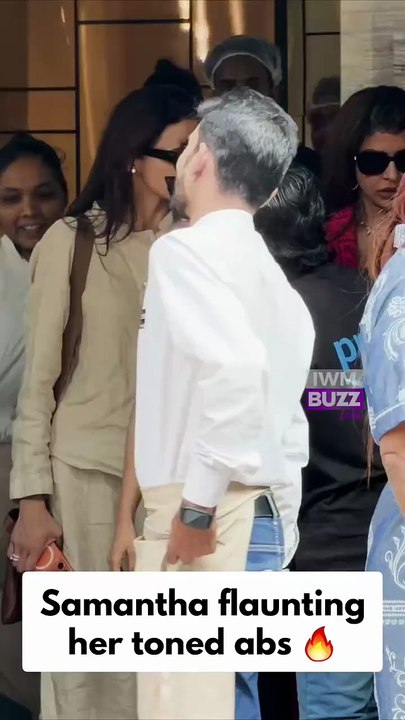 Fit, fabulous, and effortlessly stylish, Samantha Ruth Prabhu spotted at a café in Bandra