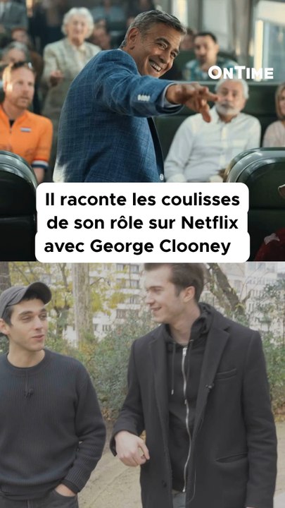 Théo Augier raconte le tournage de « Jay Kelly » aux côtés de George Clooney