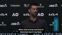 Djokovic provides retirement update ahead of the Australian Open