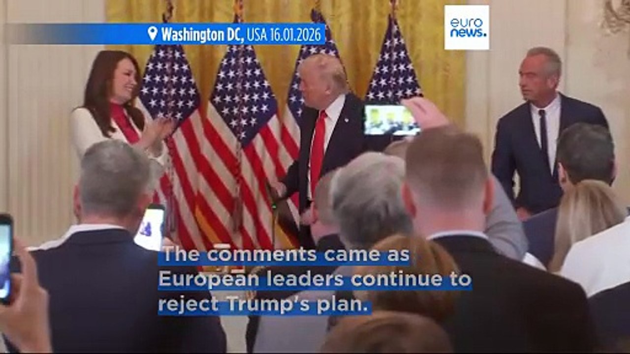 Trump says he may punish countries opposed to US control of Greenland with tariffs