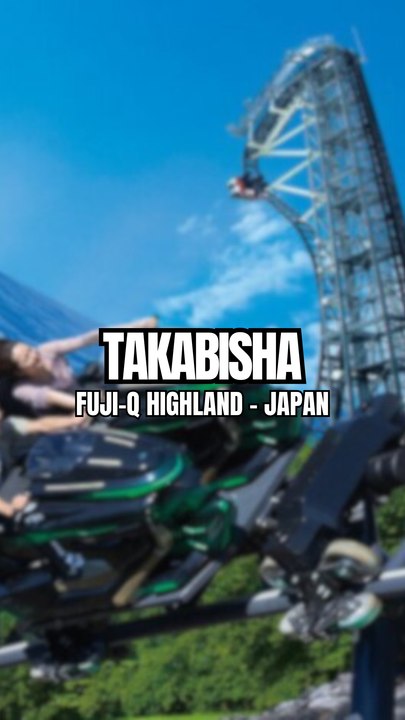 Takabisha - Park Fuji-Q Highland, Japan ! 🎢