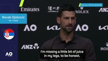 Djokovic lacking 'juice in legs', but ready to compete at Australian Open
