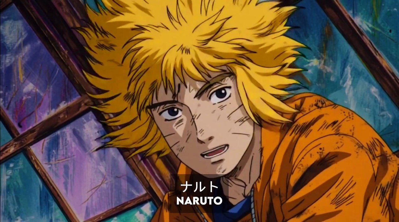 Naruto en Style rétro des années 1980-1990 ! naruto