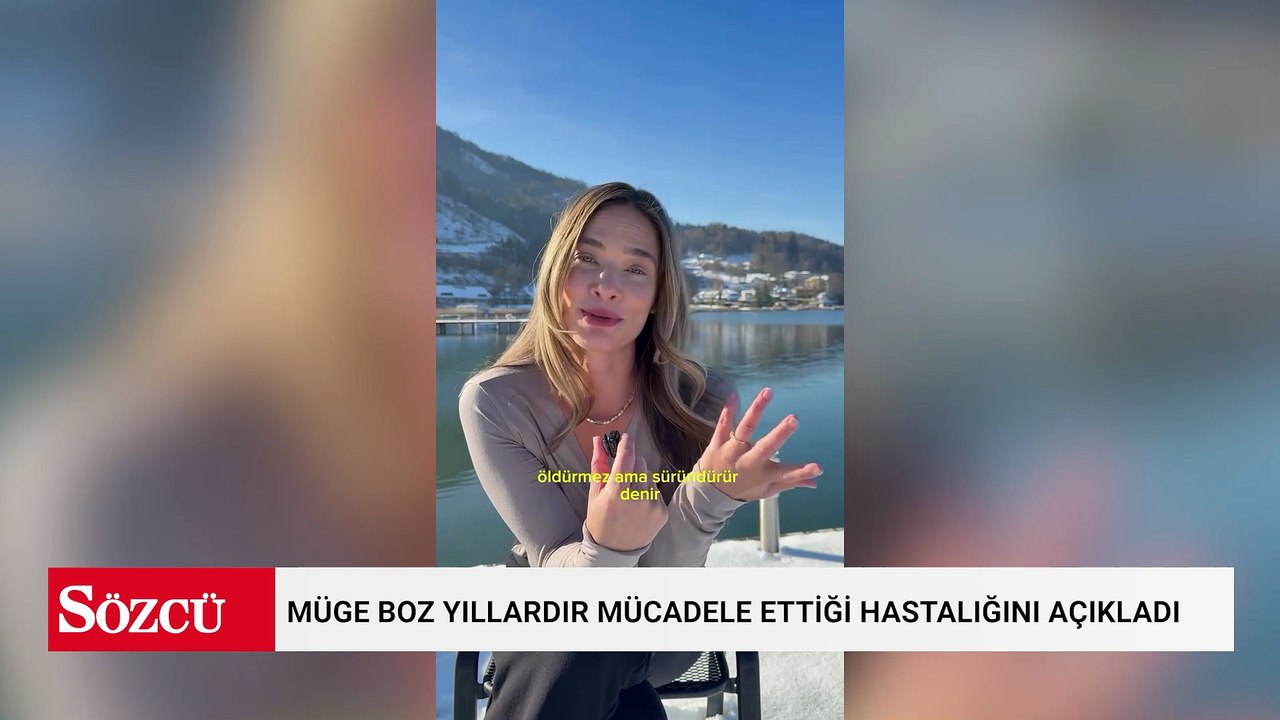 Müge Boz yıllardır mücadele ettiği hastalığını açıkladı