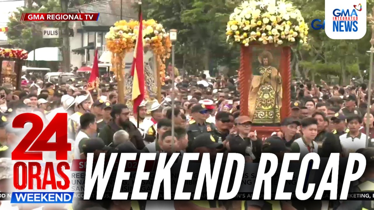 24 Oras Weekend: (Parts 3 & 4) Misis pinatay ni mister | Sinulog Fluvial Procession | Cruz vs Cruz finale | atbp.