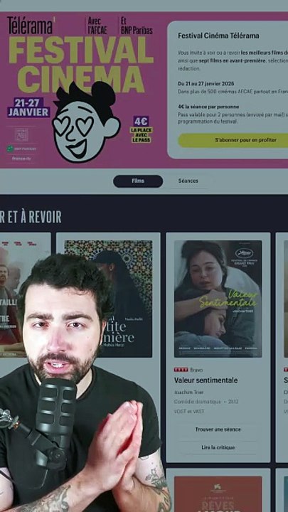 Cinéma à 4€: La solution pour voir tous les films que vous avez ratés (et des avant-premières!)