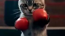 Cat boxing table 😻