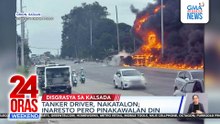 1 dead as oil tanker overturns, erupts in flames in Bataan | 24 Oras Weekend