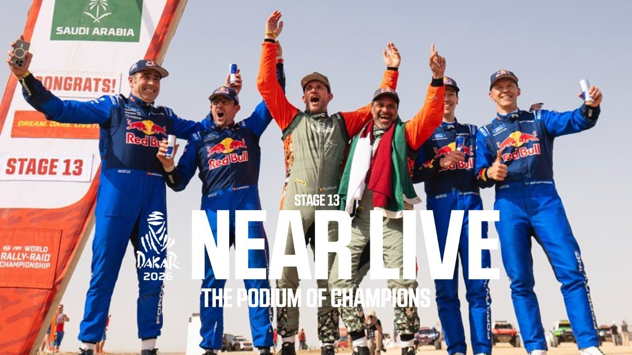 The podium of champions