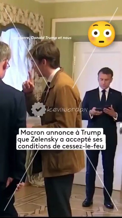« Nobel price for this ! »Macron appelle Trump sur le sujet Ukrainien 😳
